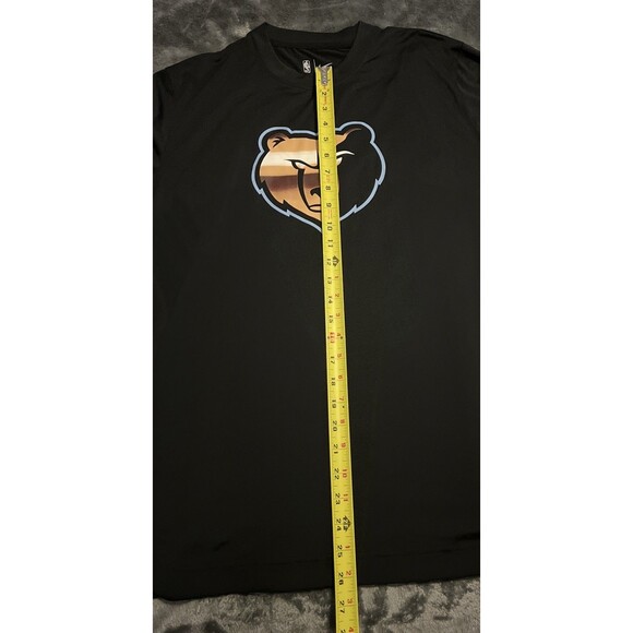 Medium NIKE MEMPHIS GRIZZLIES CITY EDITION LS SHOOTING Shirt BLACK DN8499-010 - Picture 8 of 10
